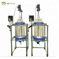 High Efficiency Manufacturer made in China 80L Chemical Equipment Jacketed Glass Reactor